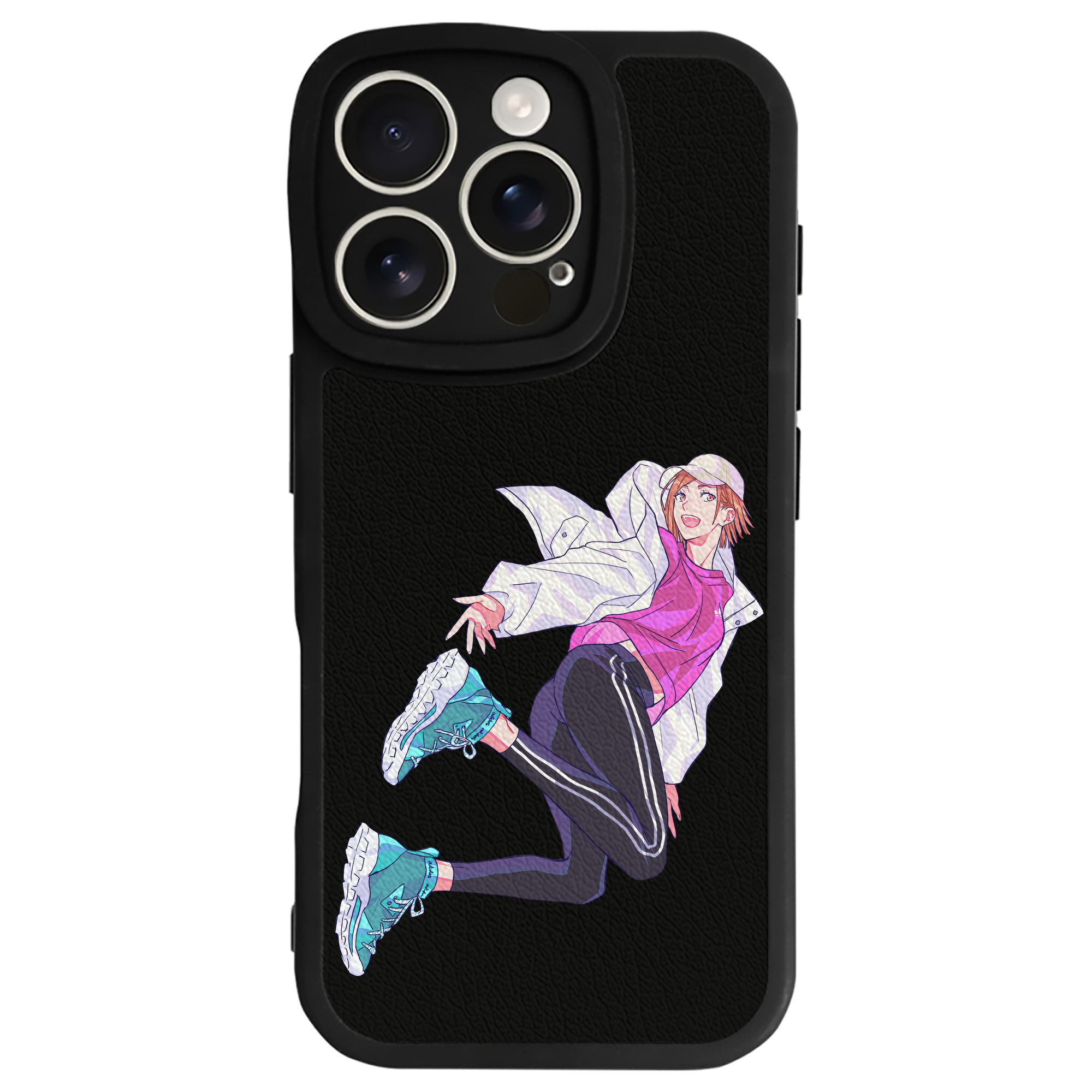 （画像用） 呪術廻戦 Jujutsu Kaisen 【iPhone 16シリーズ対応】シリコンスマホケース（レザー調） 材質：シリコン